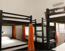 BUNK BED IN 6 BED  FEMALE DORMITORY ROOM